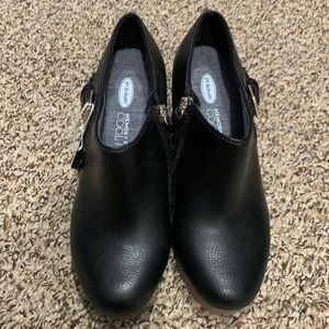 Dr. Scholls Memory Foam Cool Fit ankle boots-black-size 6